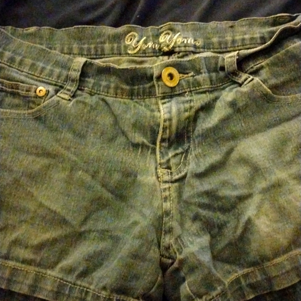 A pair of yom yom shorts